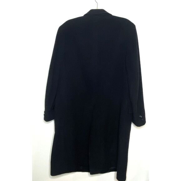 Lanzetti Blue Pure Cashmere Long Lined Winter Elegant Tailored Workcore Coat - Picture 2 of 13